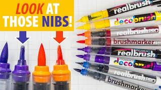 NEW Real Paint Brush Nibs Karin Realbrush Marker Review