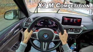 2022 BMW X3 M Competition - 503hp Family Hauler POV Binaural Audio