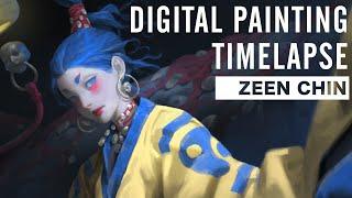 Taoist 道士 ｜Digital Painting Timelapse