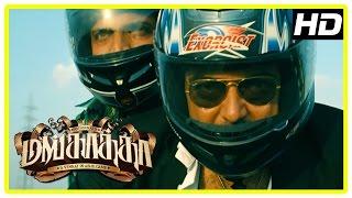 Mankatha Tamil Movie  Ajiths new plan to flick the money  Ajith steals the money  Bike Scene