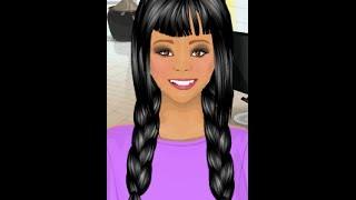 Stardoll wig tutorial Black Braids