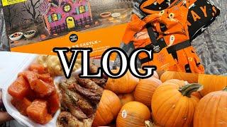 ACE AND CHLOE VLOG PUMPKIN SHOPPING  COOKING  MATCHING PAJAMAS