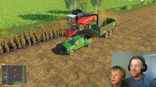 Farming simulator 19  Part 3 Its time to harvest on the farm  Tractor game