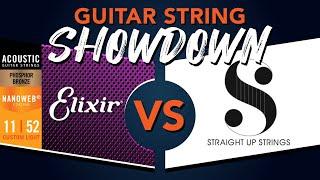 String Showdown  Straight up Strings Phosphor Bronze Vs Elixir Phosphor Bronze Guitar Strings