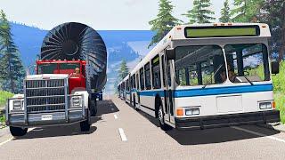 Bus and Truck Crashes Marathon #1 - BeamNG DRIVE  SmashChan