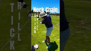 NECK CHAIN GOLF HACK SHOULDER DRILL #golfer #golf #diy #shorts #pure #golftips #tips #shortvideo