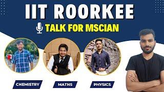 IIT Roorkee MSc students review  MSc Maths Physics Chemistry  Hostel campus