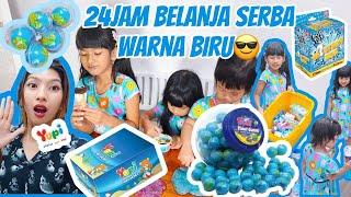 DISTA BELANJA SEMUA WARNA BIRU SERU BANGET #viralvideos