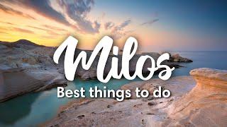 MILOS GREECE  10 BEST Things To Do In Beautiful Milos