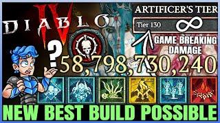 Diablo 4 - New Best 50 BILLION Damage Every Hit Necromancer Minion Build - PERFECT Pit Push - Guide