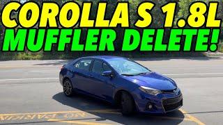 2014 Toyota Corolla S 1.8L I4 w MUFFLER DELETE