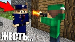 Я УБИЛ ЭТОГО ПОЛИЦЕЙСКОГО В МАЙНКРАФТ  Риколит Minecraft