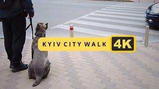 Amazing realities of life in Kyiv walking tour in 4K