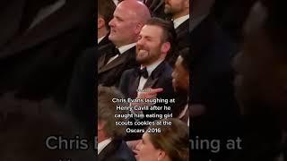 When Captain America Caught Super Man Eating Cookies at Oscars 2016