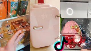 satisfying mini fridge restock and organization tiktok compilation