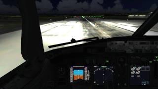 PMDG 737-700WL Dawn Landing @ Windy Leeds Bradford FSX