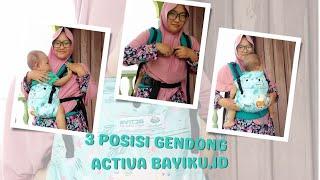 3 posisi gendong SSC ACTIVA BAYIKU.ID