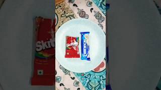 Skittles GEMS and Chocwich White Chocolate Desinger Popsicle  #shorts #youtubeshorts