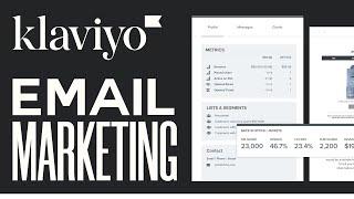 Klaviyo Email Marketing 2024  Step by Step Tutorial