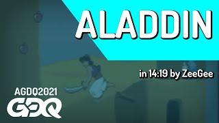 Aladdin by ZeeGee in 1419 - Awesome Games Done Quick 2021 Online