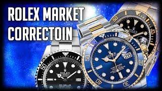 Has The Rolex Market Experienced A Correction?