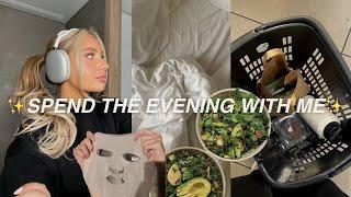 spend the evening with me vlog grocery trip hot girl walk evening routine self care cooking