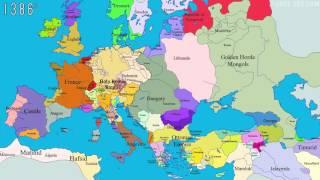 1000 Years Time Lapse Map of Europe