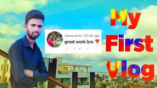 my first vlog @Active Rahul