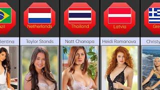 Adult actress from different countries  Prn actress from different countries