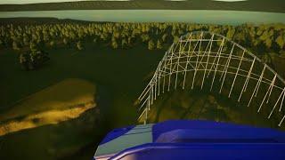 Cedar Point Millennium Force recreation in planet coaster