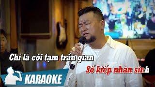 KARAOKE Cát Bụi Cuộc Đời - Đạt Võ