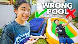 Dont Trust FALL Into The WRONG POOL Nakakakaba  Ranz and niana