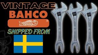 Vintage Bahco 31 Straight From Sweden Adjustable wrench tool haul unboxing. Future restoration