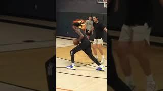 Chet KD and jalen work out at the gym with coach Harrington