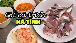 Việt Food  Lần Đầu Ăn Gỏi Cá Trích Ngọt Tươi Tại Nhà Hàng Bến Xưa Nức Tiếng Hà Tĩnh