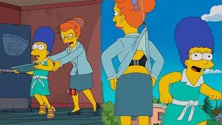 Marge la niña problema de la escuela Marge la malvada Los simpsons P.1