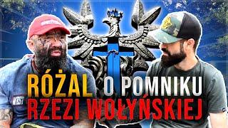 RÓŻAL O POMNIKU RZEZI WOŁYŃSKIEJ  Ceremonia odsłonięcia pomnika w Domostawie