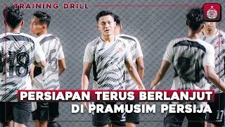 Ilham Rio Fahmi dan Tim Terus Jaga Kondisi Fisik di Persija Training Ground  Training Drill