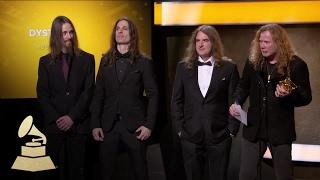 Megadeth Wins Best Metal Performance  Acceptance Speech  59th GRAMMYs