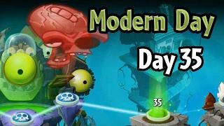 Plants vs Zombies 2 - Modern Day - Day 35 Extra Level  Hot Date in Modern Day