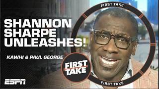 ‘CATACLYSMIC’ - Shannon Sharpe UNLEASHES on Paul George-Kawhi Leonard failure  First Take