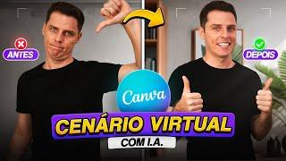 Como Criar um Cenário Virtual usando CANVA e Inteligência Artificial