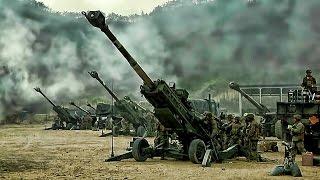 Artillery Battery Barrage • U.S.ROK Marines Live-Fire