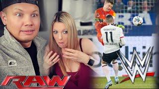 When Football Becomes WWE  Couple Reacts