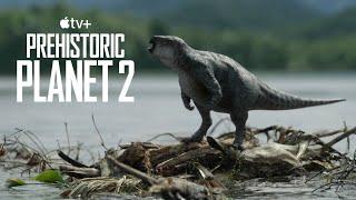 Zalmoxes on a raft - Prehistoric Planet season 2