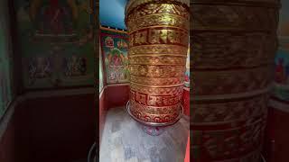 Prayer wheel at Boudhanath stupa an UNESCO World Heritage site #travel #buddha #nepal