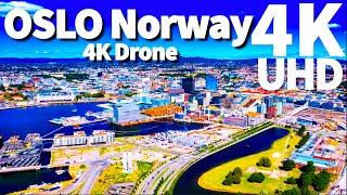 Oslo Norway in 4K ULTRA HD HDR Drone