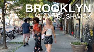 NEW YORK CITY Walking Tour 4K BROOKLYN - BUSHWICK