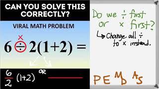 095.2 PEMDAS and a Viral Math Problem