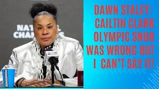 Dawn Staley Almost Admits the US Olympic Committee Made a Mistake with Caitlin Clark Olympic Snub